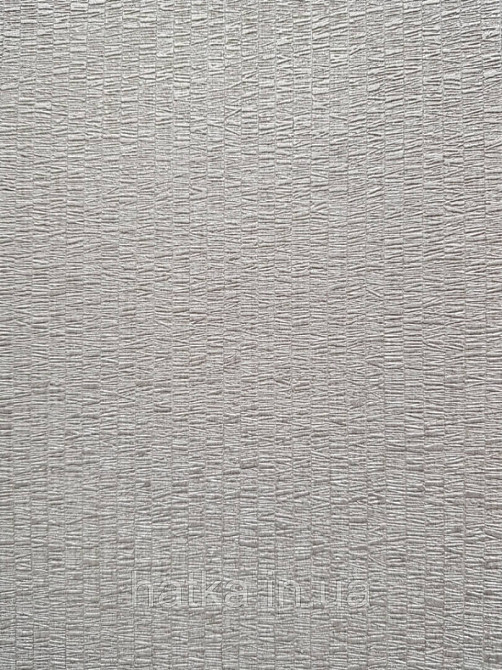 Шпалери метрові вінілові на флізелін AdaWall Beta метрові однотонні під тканину під льон білий з сірим Київ - фото 1