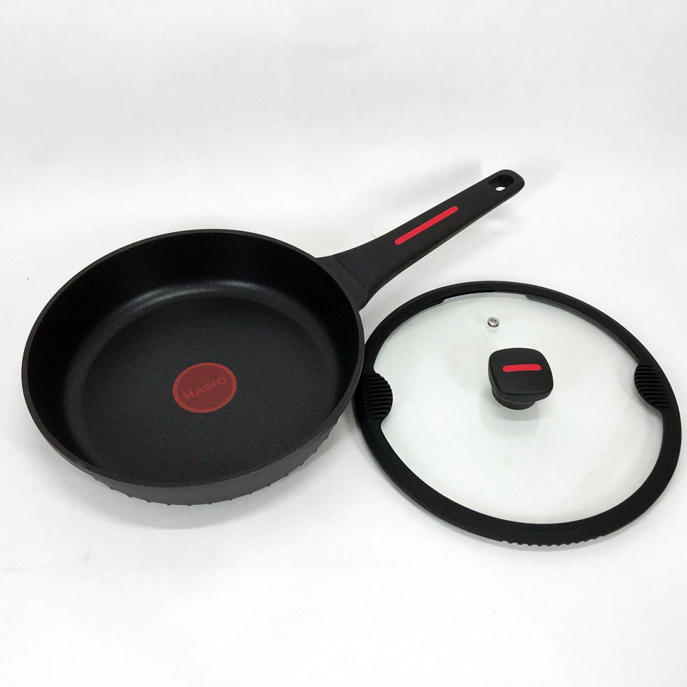 Сковорода якісна на плиту Magio, Сковорода зручна на кухню з товстим дном DU-33 Івано-Франківськ - фото 4