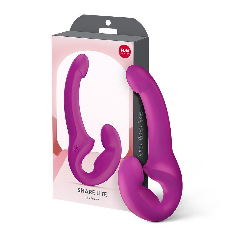 Безремінний страпон Fun Factory SHARE LITE Blackberry, регульований, полегшена модель Sex Aura Київ - фото 7