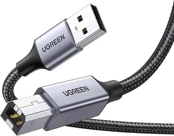 Кабель для принтера USB 2.0 - USB type B Ugreen US369 80801 (Чорний, 1м) Николаев