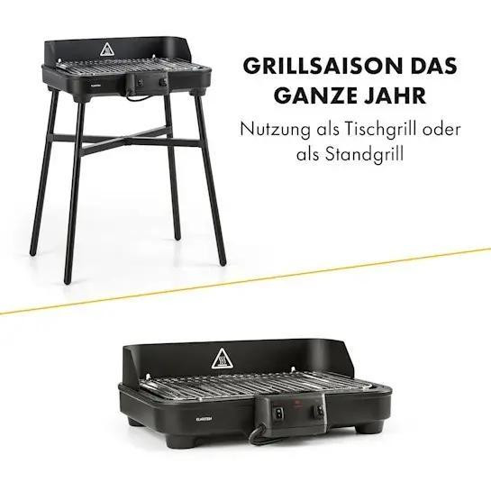 Электрический гриль Klarstein Grill core 1900 + 800 Вт двойной нагревательный элемент Германия Ровно - изображение 4