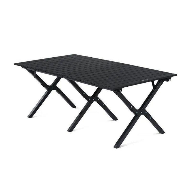 Раскладной туристический большой стол Naturehike CNK2300JU010 алюминий (Черный) Винница - изображение 2