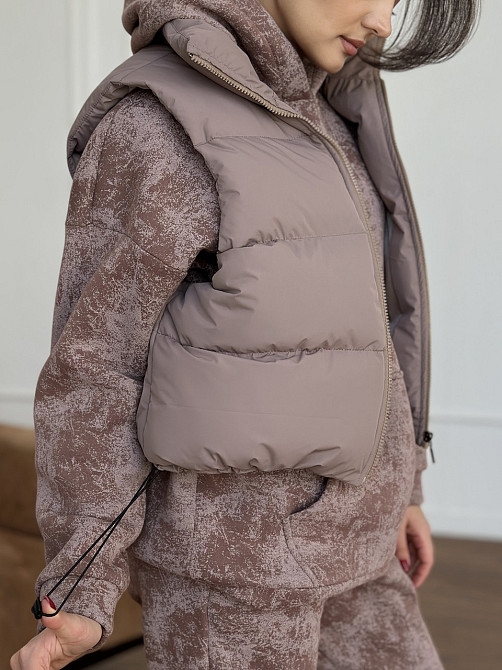 Жилетка женская укороченная Мокко 42/44 Харьков - изображение 8