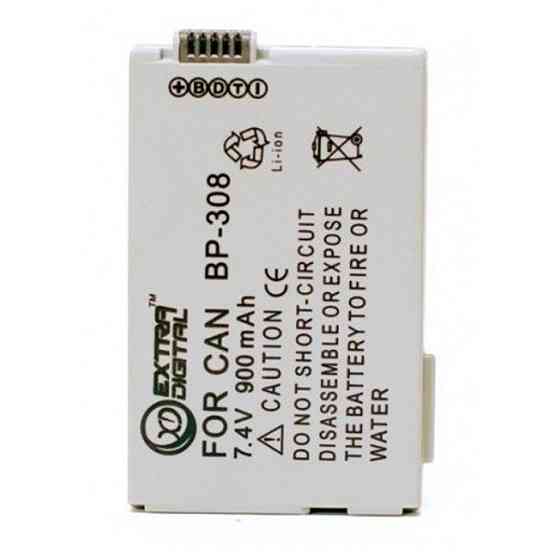 Аккумулятор к фото/видео Extradigital Canon BP-308B (DV00DV1077) Винница