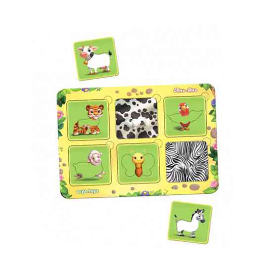 Деревянный пазл-сортер 