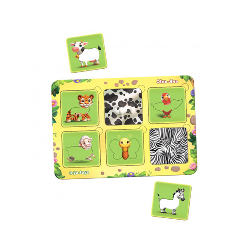 Деревянный пазл-сортер 