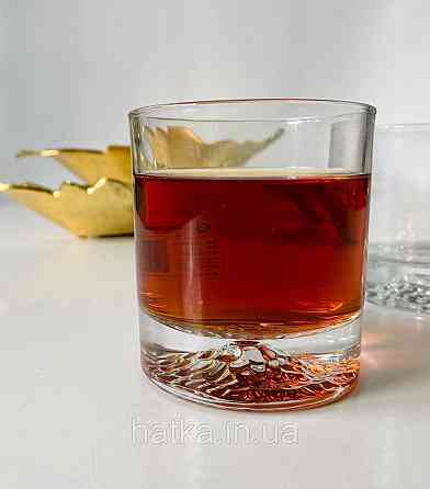 Набір склянок OLens "Фудзіяма" 250 мл 6 шт. низький прозорий для дому та ресторанів 102-698 Київ