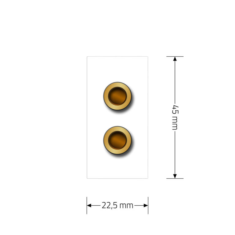 LIVOLO Аудіо розетка LIVOLO Banana Plug, біла, для колонок / підсилювача, модуль 0.5 поста (VL- Коломия - фото 7