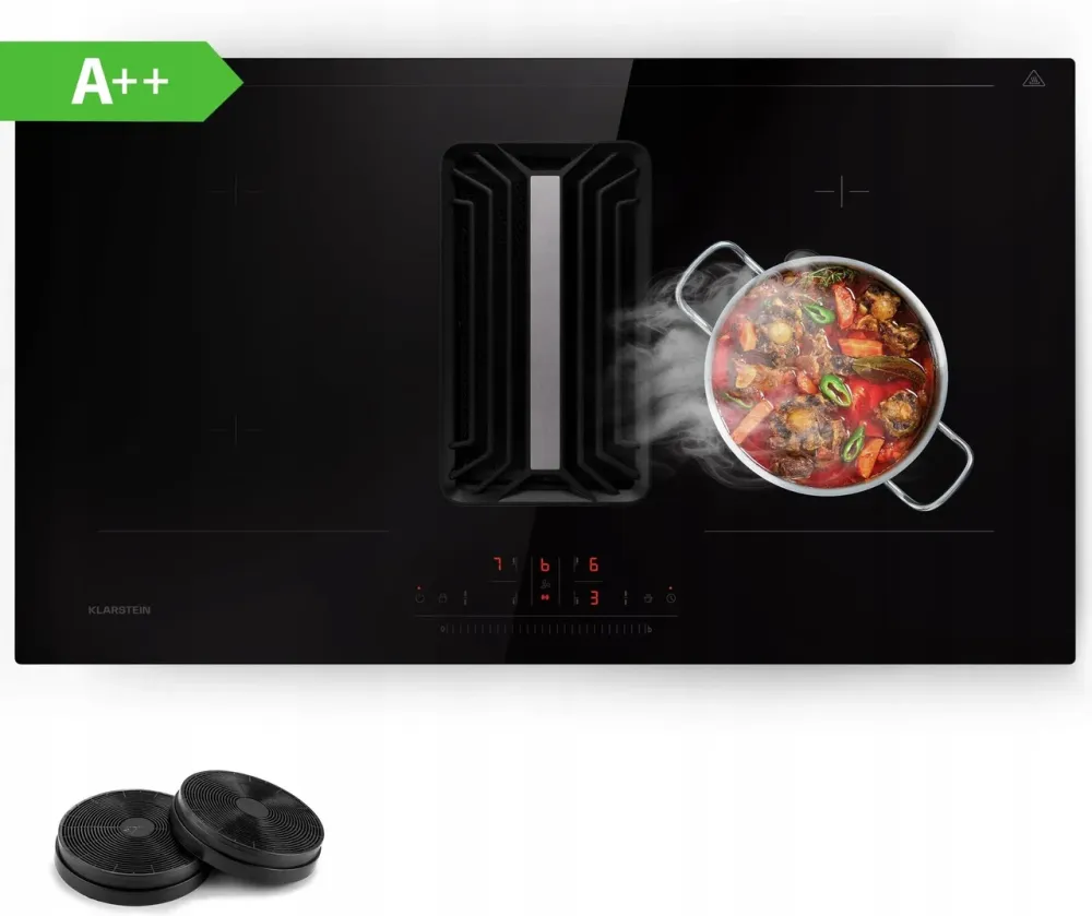 Варочная поверхность Klarstein AirJet 90 Czarny Киев - изображение 1