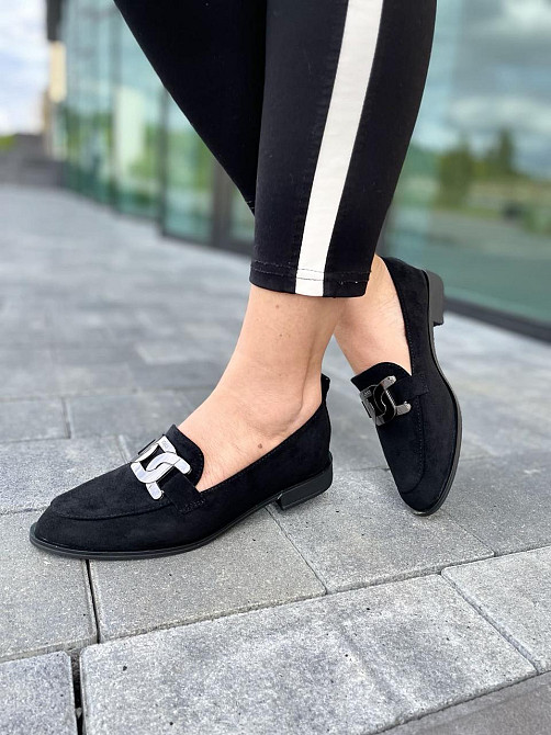 VIKA Туфли женские VIKA черные эко-замша размер 39 (A700-20) Коломия - фото 1