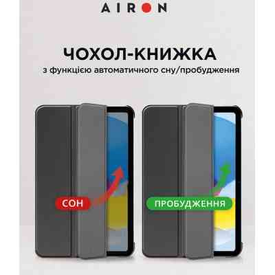 Чехол для планшета AirOn Premium iPad 10.9 10th 2022 + film Black (4822352781146) Винница