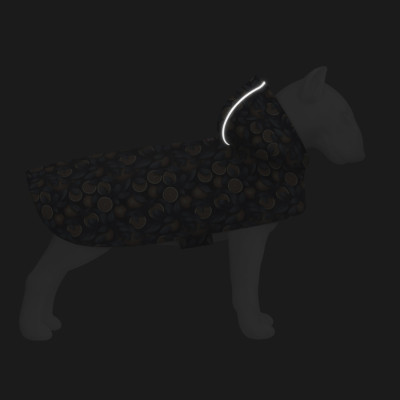 Дождевик для животных WAUDOG Clothes Накидка с капюшоном Апельсины M (357-4054) Винница - изображение 5