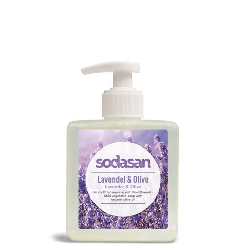 Органічне рідке мило Lavender-Olive заспокійливе з лавандовою та оливковою оліями SODASAN 300 мл Київ - фото 2