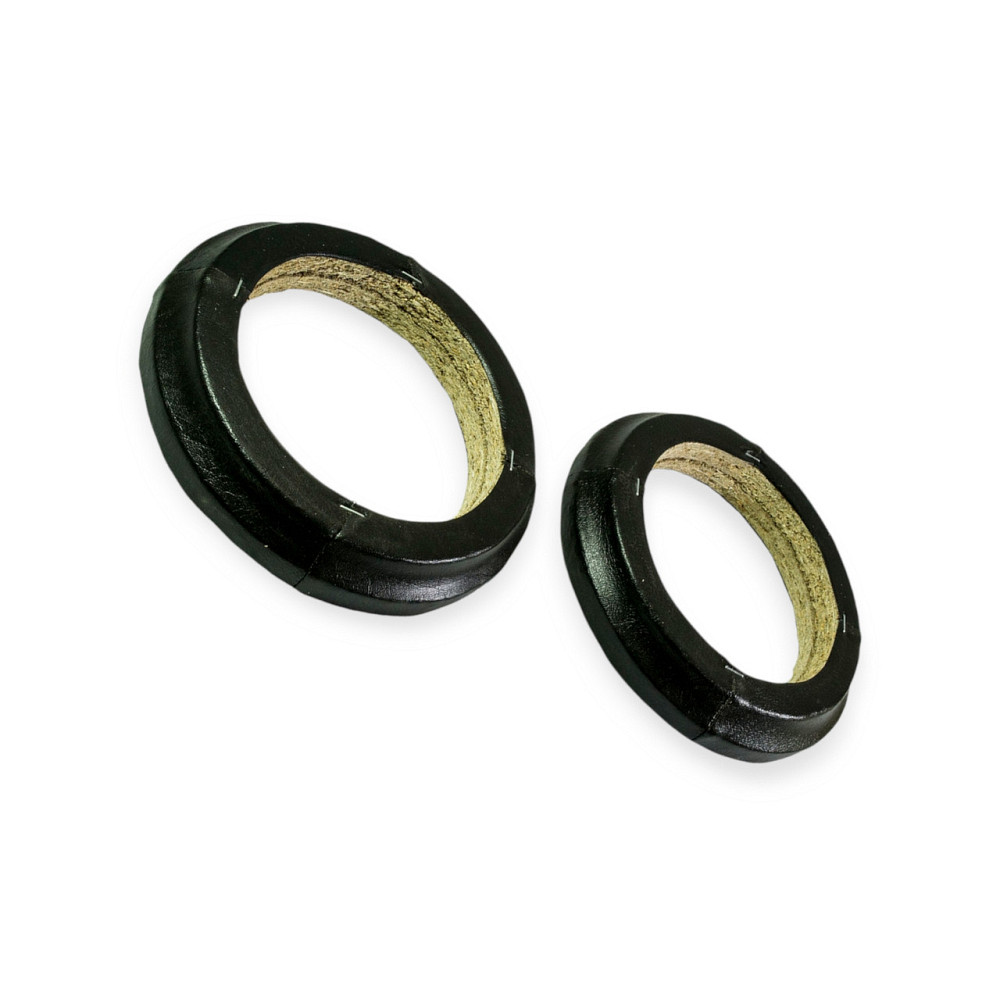 Подиум 16см (2шт) черный кожзам двухслойный низкий динамика Мукачево - изображение 1