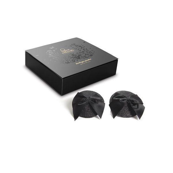 Пестіс Bijoux Indiscrets Burlesque pasties GLITTER and BOW Sex Aura Київ - фото 3