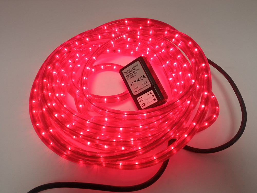 Світлодіодна силіконова стрічка 9м червона 220Вт (Б клас) 14096 Луцк - изображение 1