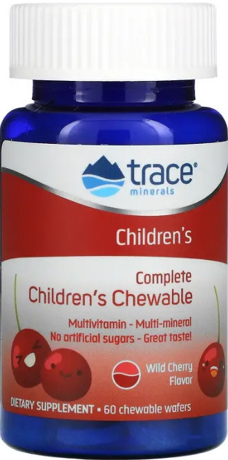 Мультивитамины для детей Trace Minerals Complete Multi Children's 60 жев таб вишня Киев - изображение 1