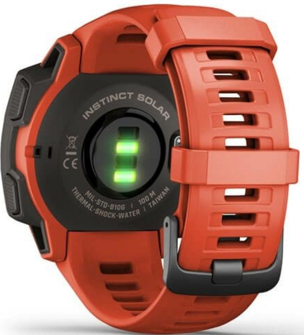 Смарт-Часи: Garmin Instinct Solar Flame Red. Київ - фото 2