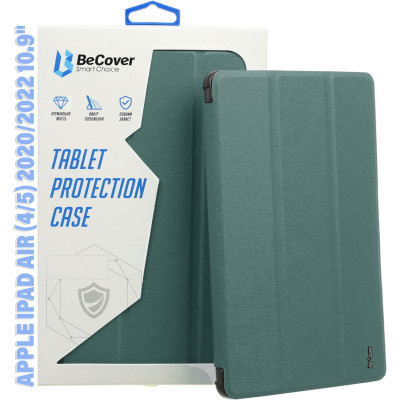 Чехол для планшета BeCover Soft Edge Apple iPad Air (4/5) 2020/2022 10.9" Dark Green (711120) Винница - изображение 1