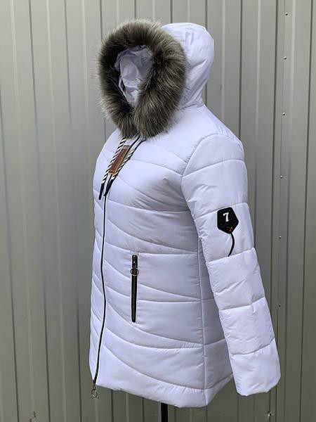 Жіноча яскрава модна зимова куртка пуховик.  40-56р Київ - фото 2