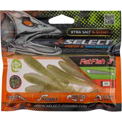 Силикон рыболовный Select FatFish 3" 308 (6 шт/уп) (1870.72.02) Винница