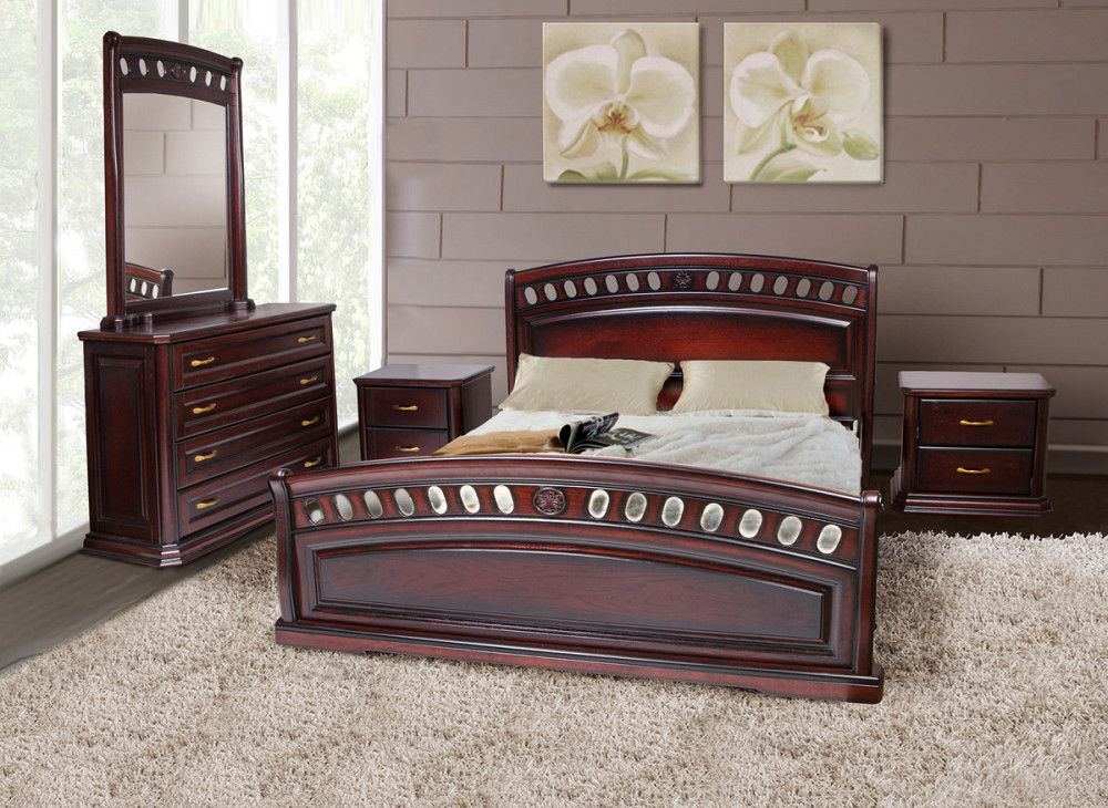 Ліжко  Флоренция 1800*2000, каштан Киев - изображение 1