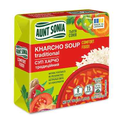 Пища быстрого приготовления Тьотя Соня Суп продовольствие традиционный брикет 180 г (4820015103192) Винница