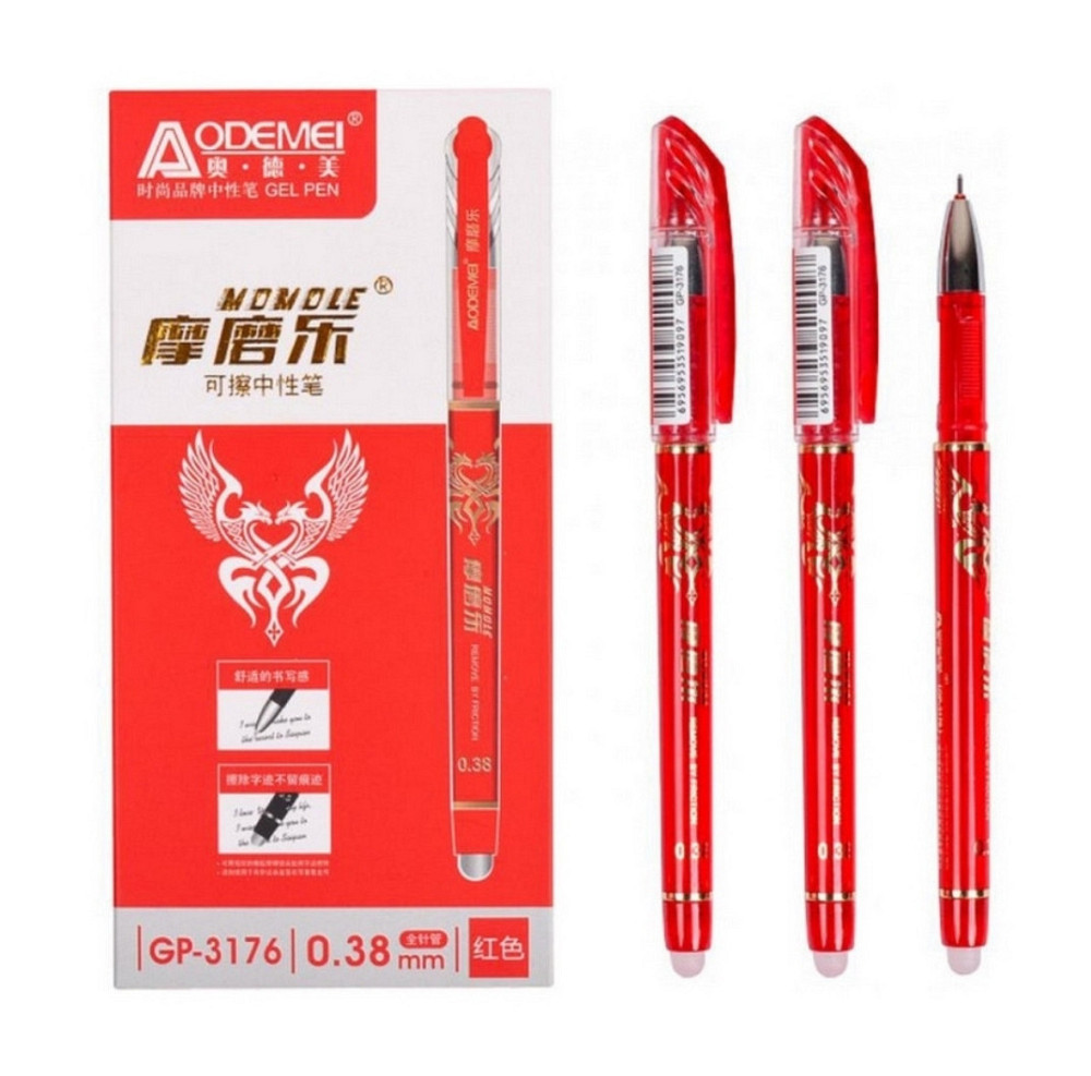 Ручка гелева пиши стирай червона Київ - фото 1