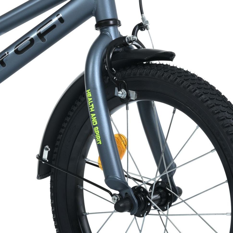 Велосипед дитячий MB 16014-1 колеса 16 дюймів, чорний Вінниця - фото 2