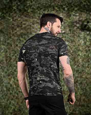 ХЛОПКОВА тактична футболка PATRIOT MultiCam black ДЛ6383 Київ