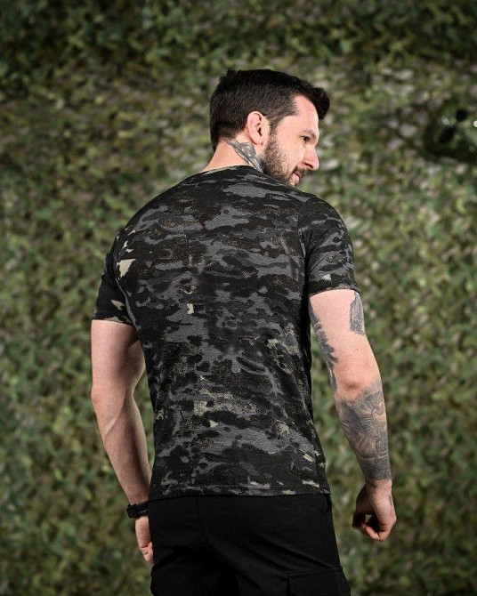 ХЛОПКОВА тактична футболка PATRIOT MultiCam black ДЛ6383 Одеса - фото 4