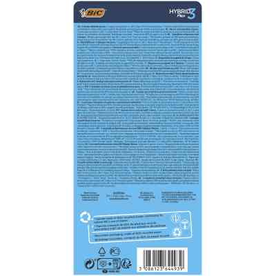 Бритва Bic Flex 3 Hybrid із 4 змінними картриджами (3086123644939) Вінниця