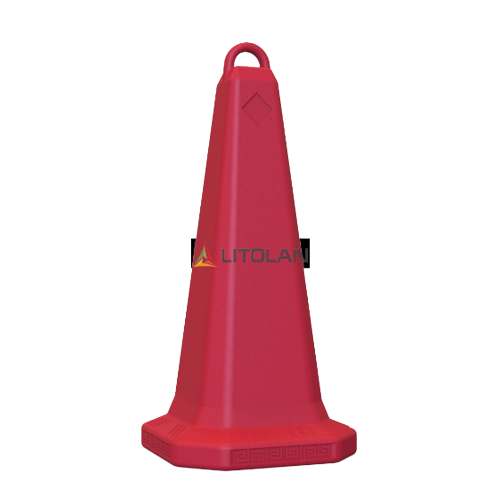 Конус сигнальний видувний h70см червоний LITOLAN Житомир - изображение 3