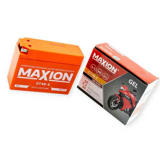 Аккумулятор (86x38x114) скутер Ямаха Джог , Сузукі Летс таблетка вузька (4B-5) оранжевий 12V2,3А Мукачево