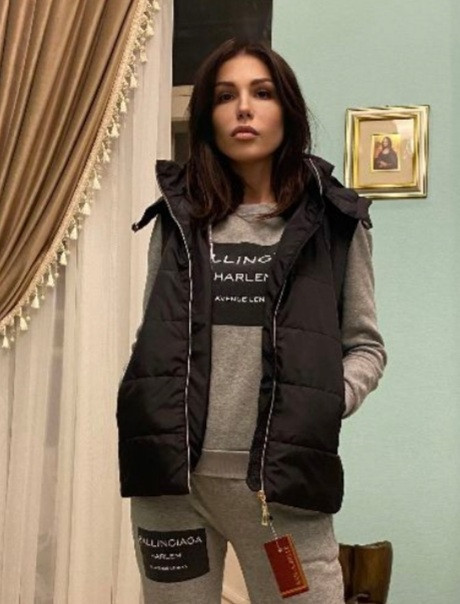 Женская  весенняя  короткая красная жилетка. Женский жилет 44-5_р Киев - изображение 7