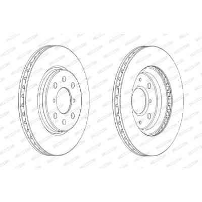 Тормозной диск FERODO DDF2070C Винница