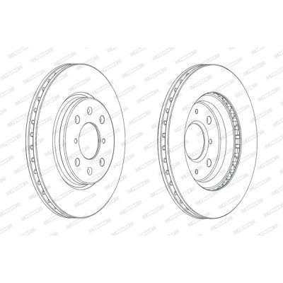 Тормозной диск FERODO DDF2070C Винница - изображение 1