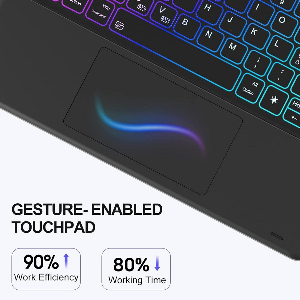 Чехол клавиатура CHESONA для iPad Pro 12.9 iPad Pro 6/5/4/3 поколения 2022 2021 2020 и 2018 лет Днепр - изображение 3