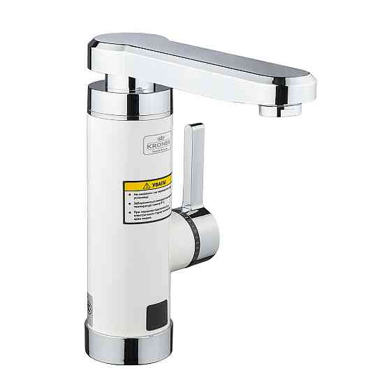 Кухонний кран з електронагрівом Kroner KRM Volt - CW189 з дисплеєм Київ