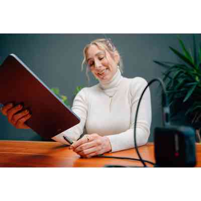 Дата кабель USB-C to USB-C 1.2m with display 240W black Verbatim (31849) Винница