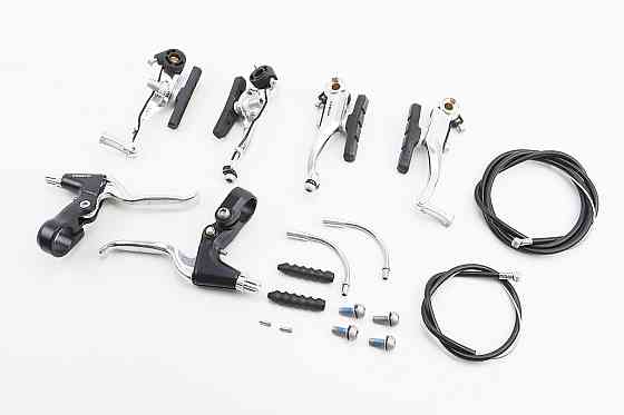 Гальмо V-brake 103мм (2 колеса) з ручками, тросами, алюмінієве, HJ-620A6/HJ-296ADV Киев