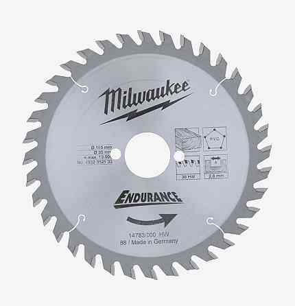 Диск пиляльний MILWAUKEE, Ø165/30мм, 36 зуб. Одеса