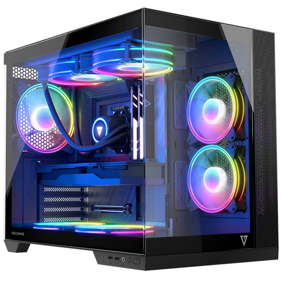 Корпус Modecom VOLCANO PANORAMA APEX ARGB 5F MIDI GREY без БЖ ATX Вінниця - фото 6