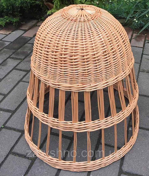 Люстра плетеная из лозы  | люстры плетеная под размер  | торшеры абажуры бра Киев - изображение 2