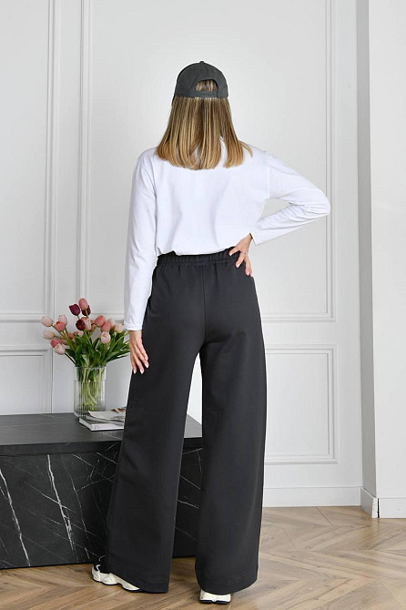 Брюки\ штаны палоццо женские Jasmin, трикотаж Киев - изображение 3