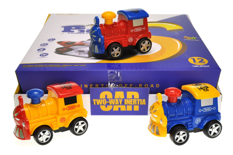 Потяг інерційний в блоці 12шт JS04 р.34,5*36*8см, шт Київ - фото 1