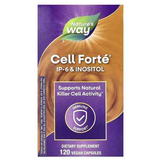 Фітинова кислота Nature's Way Cell Forté IP-6 & Inositol 120 веганських капсул Київ