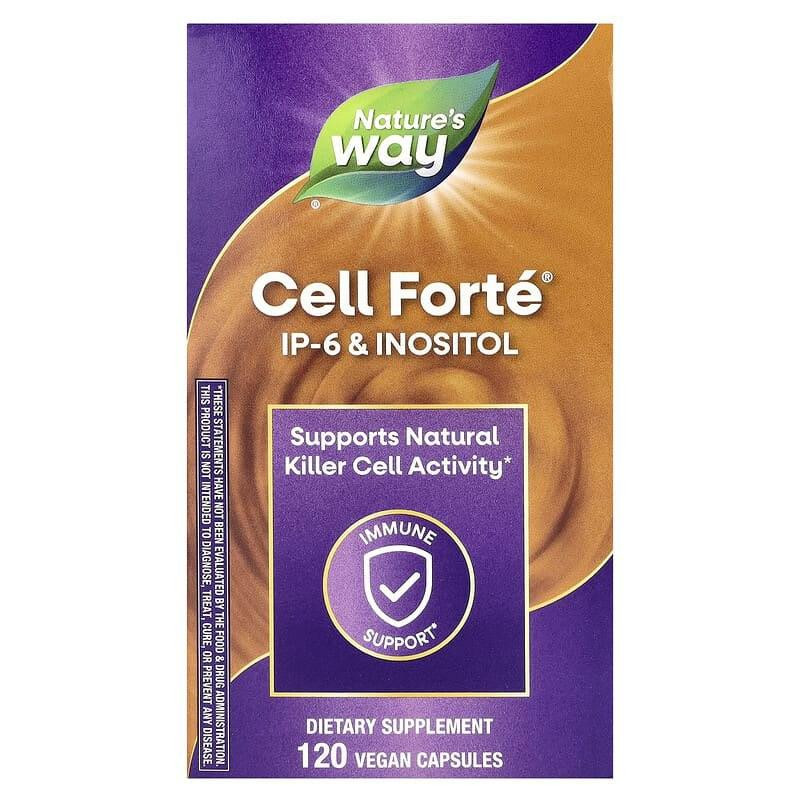 Фітинова кислота Nature's Way Cell Forté IP-6 & Inositol 120 веганських капсул Київ - фото 2