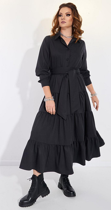 Коттоновое платье с оборками (48) Киев - изображение 6