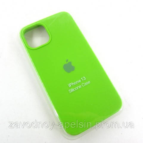 IPhone 13 Чохол силіконовий Silicone Case (салатовий) Одеса - фото 2